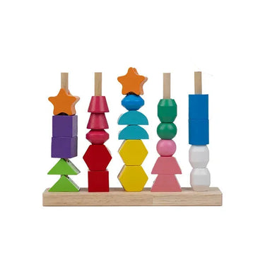 BeadyMatch | Aprender colores y jugar al mismo tiempo – Rompecabezas de cuentas Montessori